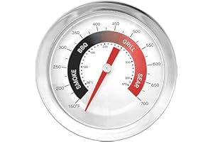 WAITCOOK Upgraded 3" Temperature Gauge Kit for Masterbuilt 560/800/1050XL Gravity Series Digital Charcoal Grill + Smokers