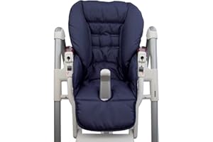 BABYS-DREAMS BambiniWelt Cojín de asiento, funda de repuesto para trona Peg Perego Prima Pappa Diner, 9 colores marine
