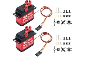 25 kg Servo Digital Metal Servo Motor AYWHP 2 PCS 270° RC Servo Motor for RC Helicopter, Robots, Car Boat