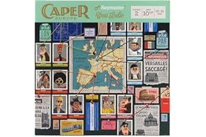 Keymaster Games | Caper: Europe | Board Game | Ages 10+ | 2 Players | 25-35 Minutes Playing Time