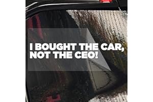 ‎SONS OF BATTERY I BOUGHT THE CAR, NOT THE CEO! - Tesla Auto Aufkleber ANTI ELON Statement (Weiß (Matt))