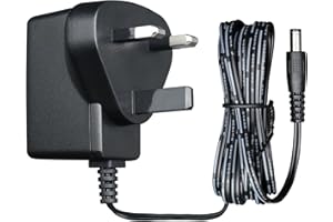OXZEEWEE 6V 1A 6W 1.8M/6ft Long Power Supply Adapter, AC DC Switching Adapter (Input 100-240V, Output 6Volt 1Amp/1000mA), Wall Mount Transformer Charger Plug, UKCA Listed