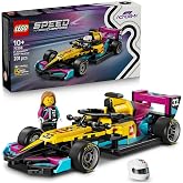 LEGO Speed Champions F1 ACADEMY LEGO Yarış Arabası 77258-10 Yaş ve &Uuml;zeri &Ccedil;ocuklar i&ccedil;in Kasklı ve Peruklu Bir Kadın S&uuml;r&uuml;c&uuml; Min