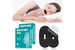 Robofun Mouth Tape 92 Piezas, Cinta Bucal para Dormir, Cinta Adhesiva para la boca para Dormir, Desarrolla el Hábito de la Respiración Nasal, Mejore la Calidad del Sueño