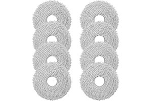 FIXBETTER 8 sztuk ściereczek do odkurzaczy automatycznych Dreame L10s Pro Gen 2, L10s Ultra, X40 Ultra Complete, L10 Prime, L20 Ultra, L10s Pro Ultra, L10s Plus, L10s Pro, zestaw akcesoriów z mikrofibry