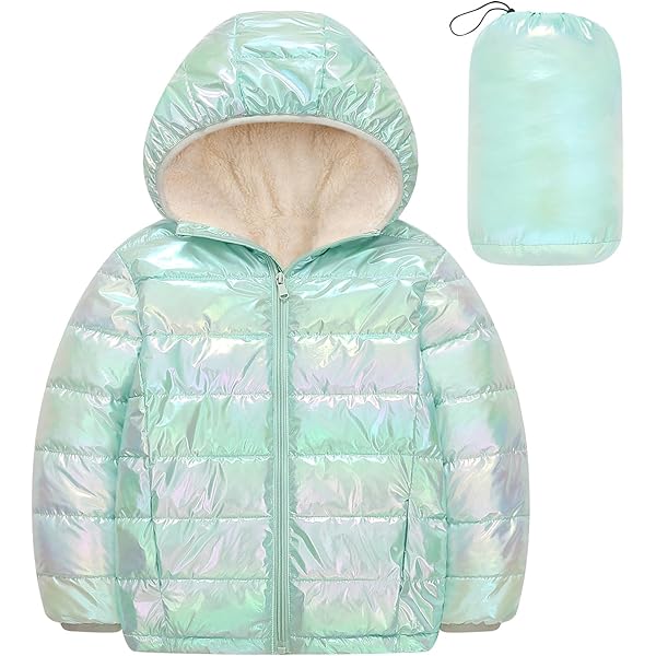 Giacca Impermeabile Bambina Con Cappuccio - Leggera, Foderata In Pile - Per Primavera, Autunno E Inizio Inverno - Foto 2