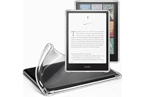 TQQ Étui pour Kindle Paperwhite 7" (12ème génération - 2024) et Kindle Colorsoft Signature Edition, Coque de Protection en TPU Ultra Doux et Flexible pour Kindle Paperwhite 2024