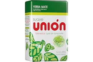 YERBEE Union Yerba Maté Traditionnel Suave 1 kg - Le temps de vieillissement est de 12 mois - Yerba Maté Argentine