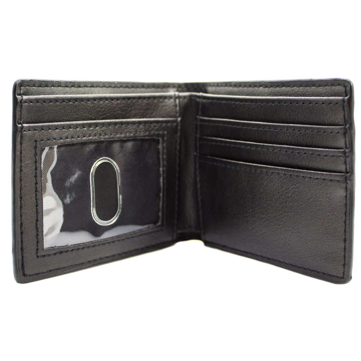 DC-Comics-Batman-Bat-Symbol-Badge-Schwarz-Portemonnaie-Geldbrse