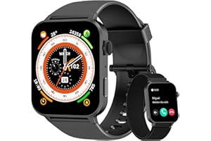 Blackview Smartwatch Herren Damen,1,85'' Fitnessuhr mit Tätigen und Annehmen von Anrufen, Sportuhr,100+ Sportmodi, Schrittzähler Schlafmonitor Herzfrequenz, Smart Watch Fitness Tracker für Android iOS