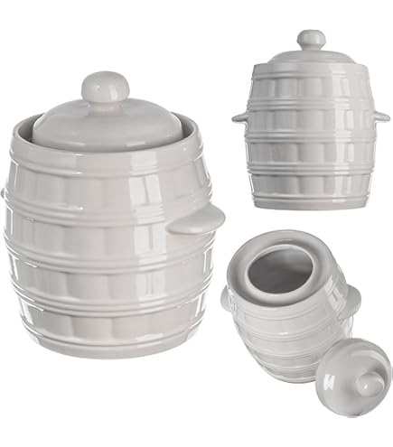 MB Manufaktura Sauerkrautfass 50L Eichenholz - Traditionelles Gärfass