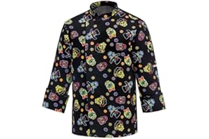 EGOCHEF - Giacca Cuoco Manica Lunga Fantasia - 100% Cotone