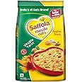 Saffola Masala Oats |Veggie Twist | Tasty, Anytime Snack | Ready in 3 mins | Millets Goodness- with Bajra & Jowar | No maida , No added preservatives | Oats helps manage weight |500g