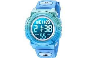 BEN NEVIS Orologio da Polso Orologi Sport per Bambini Digitale Multifunzione Impermeabile LED Luce Allarme Calendario Data con Cinturino in Silicone