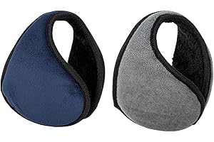 JAMILA Paraorecchie Unisex Pile Donna Uomo Fascia Paraorecchie Copriorecchie Invernale Scalda Orecchie Cuffie Pieghevoli imbottiti Ear Accessorio inverno Moto Bike sci regalo di natale