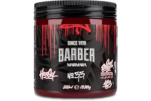 BARBER MARMARA No.33 - Gel de peinado para el cabello, 500 ml, para hombre, agarre fuerte, sin pegamento y sin residuos, sin alcohol, aroma fresco, gel para el pelo, aspecto húmedo, efecto goma