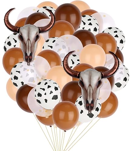 Guirlande Fanion Western 32Ft - Décoration Fête Cow-boy Vache Laitière Marron Triangle