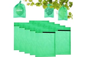 TAUFE Bolsas para Uvas en Parra 100 Piezas,20X30cmBolsa para Proteger Fruta,Bolsa de Protección de Frutas,Bolsa Protectora para Uvas,Bolsa de Protección de Frutas,Bolsas Protectoras Uvas Cordón.