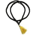 TwiceWise Certified Karungali Malai Original 7mm (Pack of 1) 100% Natural Unpolished Karungali Malai Original Karungali Malai 108 Beads - Black Ebony Wood Mala, Original and Natural Karukali Malai