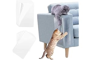 PXRLMYF 12 PCS Anti-Scratch Furniture Protectors Cat Scratch Couch Protector Pet Sofa Guard for Protecting Upholstered Transparent