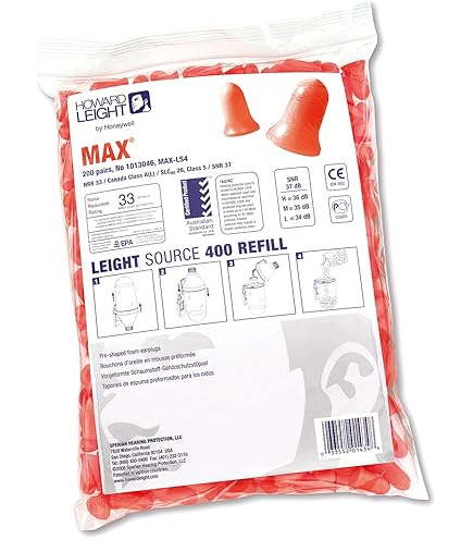 Par de tapones para los oídos Honeywell Howard Leight MAX-1 (espuma suave), 3301161 | ITURRI Par de tapones para los oídos Honeywell Howard Leight MAX-1 (espuma suave), 3301161 | ITURRI