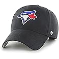 47 MLB Toronto Blue Jays MVP Unisex Baseball Cap, Hook & Loop Strap, Blue Jays Logo, Colour Black