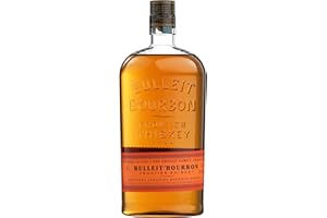 Bulleit Bourbon Frontier Whiskey | 45% vol | 70cl | American Bourbon Whiskey | Iconic Frontier Inspired Bottle | for Cocktails and American Drinks | Subtle & Complex | Perfect for Gifting