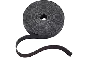 HOBBIESAY 4m Sangles en Cuir Plat Noir 2cm de Large Bandes de Cuir Bandes de Cuir à Motif Litchi pour Projets de Bricolage Colliers Animaux de Compagnie Ceintures Porte-Clés