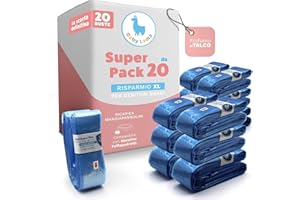 BABY LAMA Buste Universali Compatibili con Ricarica Mangiapannolini Tommee Tippee e Maialino Foppapedretti – Sacchetti Mangiapannolini Antiodore – Ricariche Igieniche e Convenienti (20)