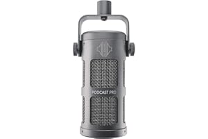 SONTRONICS PODCAST Professional Dynamic Mic for Podcast, Broadcast, Streaming, Gaming & VC - XLR Connection, No phantom Power Required - Lifetime Microphone Warranty - Designed & Built in UK – Grey