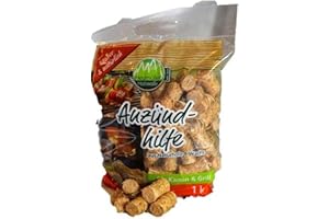 HEUMÜLLER PREMIUM Anzündhilfe Anzündwolle aus Holzwolle und Wachs 1 kg ca. 80 Stück