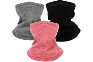 lifwimner 3 Cache-cou Pour Echarpe Enfants,Chaud Hiver Tour de Cou Polaire Enfant Garcon Fille, Snood Neckwarmer Foulard Tour de Cou