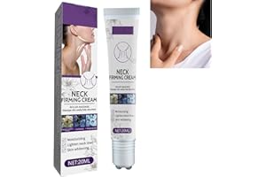 GHEART Roller Tightening Neck Skin Cream,Roller Neck Smoothing Creams,Sculpting Neck Cream Roller,Neck Firming Cream Roller,Neck Contour Cream,Reduce Double Chin Neck Firming Cream Roller,20ML