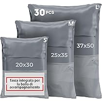 Buste Portadocumenti Trasparenti Autoadesive - 25 Pezzi, Formato A5, Impermeabili, Per Spedizioni