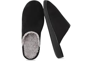 riemot Pantofole Uomo Ciabatte Invernali Inverno Casa Morbida Autunno Inverno Memoria Schiuma Pavimento Indoor Outdoor 38-47 EU