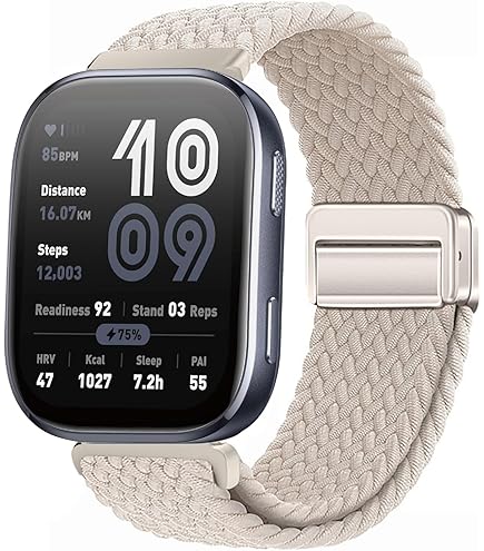 Coque Rigide Avec Film De Protection D'écran - Compatible Avec Amazfit Bip 6 - Protection Complète - Anti-rayures - En Polycarbonate - Ultra Fine - Pour Montre Intelligente Amazfit Bip 6 (beige