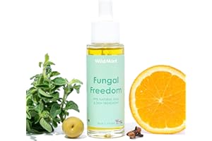 WildMint Fungal Freedom Nail & Skin Oil | Natural Antifungal Treatment with Tea Tree, Oregano & Clove | Soothes, Restores & Hydrates | Fungal Treatment for Toenails & Scalp | Vegan Made in the UK