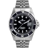Lorenz Sub Automatico 026121CC – Orologio Subacqueo Uomo, Cassa 43mm In Acciaio, Impermeabile 100m, Lunetta Girevole Unidirezionale, Corona A Vite