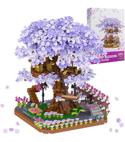 Ensemble de Jouets de Construction de Fleurs - Blocs de Construction de