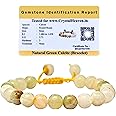 Natural Healing Crystal Bracelet for Women Men - AAA Grade Original Healing Gemstone Adjustable Bracelet for Yoga Reiki Meditation Feng Shui