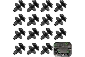 QKHCABLE 15pcs Battery Covers Cowl Panel Retainer Plastic Clips LR024316 - Replacement Battery Cover Air Intake Trim Clips for Land Rover Range Rover Discovery Evoque Accessory for 9mm Holes