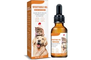 DIIOOMIEEU Gocce calmanti biologiche naturali per animali domestici, miscela di olio essenziale per cani gatti senza ansia