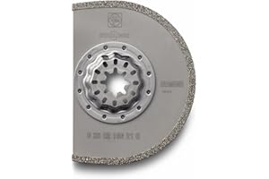 FEIN Disco recubrimiento diamante, Set 1 disco Ø90 mm, Ancho de corte aprox. 2,2 mm., Alojamiento SL,Segmentado Para eliminar juntas de mármol, resina epoxi y de trass