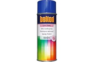 belton spectRAL Peinture aérosol RAL 5005 Bleu signal, brillant, 400 ml – Qualité professionnelle