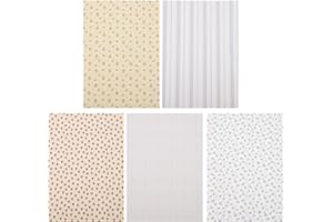 Kisangel Autocollants Muraux Maison de Poupée 1:12, 5 Feuilles Stickers Muraux Maison De Poupée Miniature A4 Décoratives pour Salon Miniature