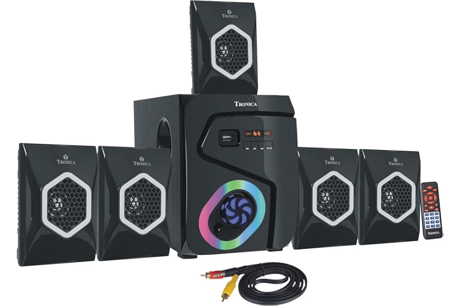 65% OFF Tronica Cowin Series 5.1 Home Theatre Bluetooth Speaker for ₹1402, Was ₹4000