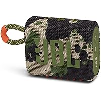 JBL GO 3 Speaker Bluetooth Portatile, Cassa Altoparlante Wireless con Design Compatto, Resistente ad Acqua e Polvere IPX67, f