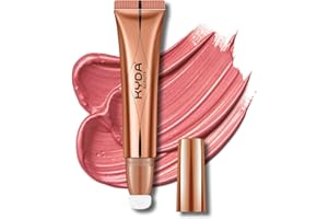 KYDA Blush Beauty Wand, Flüssige Gesicht Touch Rouge mit Kissen Applikator, Lang anhaltende Natürlichen Schimmer Silky&Smooth Creme Leuchtende Erröten Make-up, 0,6 fl.oz-#3 Happy Pink