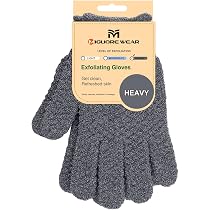 Hydrea London Peeling-Handschuhe Aus Bambus-Kohle – Tiefenreinigung Für Weiche & Strahlende Haut