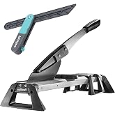 wolfcraft Laminate and Vinyl Flooring Set - Guillotine VLC 800 | Kit with guillotine for laminate flooring projects and false